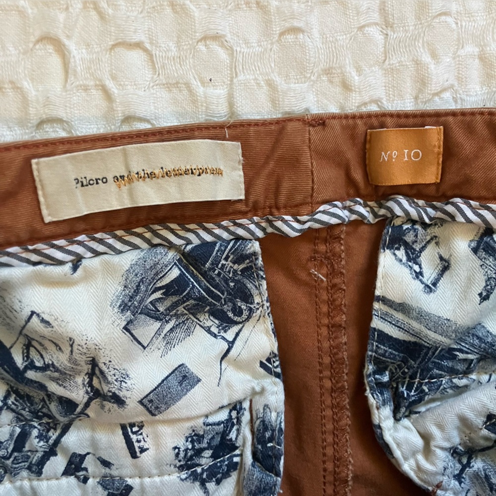 Pilcro Skinny Pants In Rust Brown - image 3